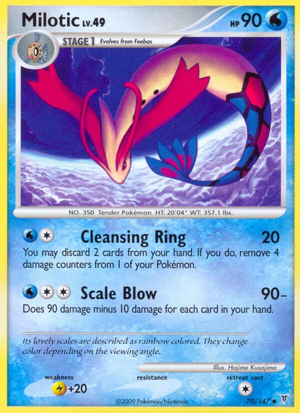 Milotic #70 Supreme Victors Pokemon card