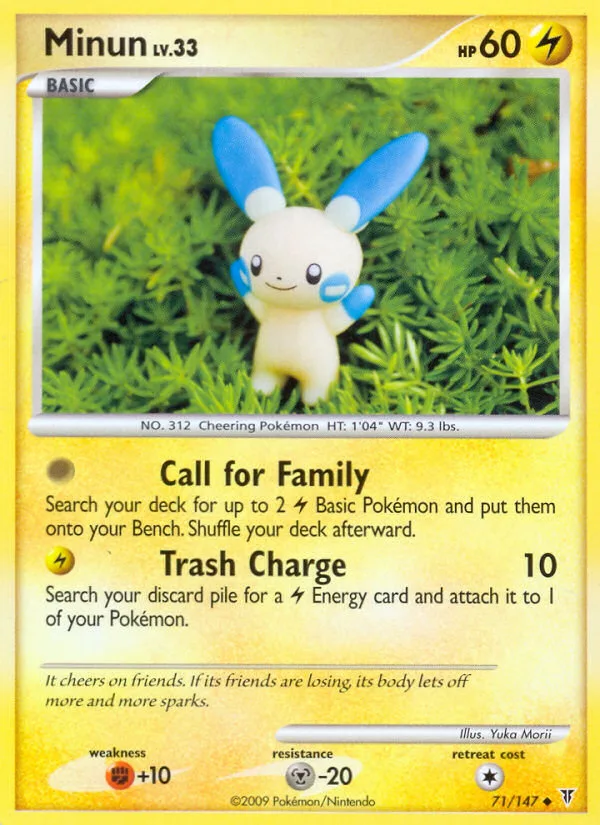 Minun #71 Supreme Victors Pokemon card