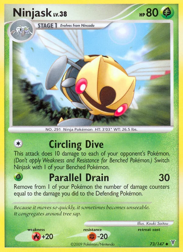 Ninjask #73 Supreme Victors Pokemon card
