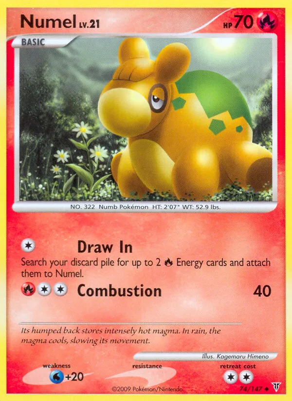 Numel #74 Supreme Victors Pokemon card
