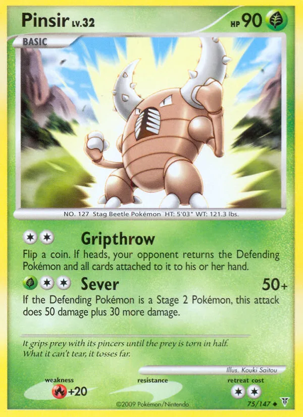 Pinsir #75 Supreme Victors Pokemon card