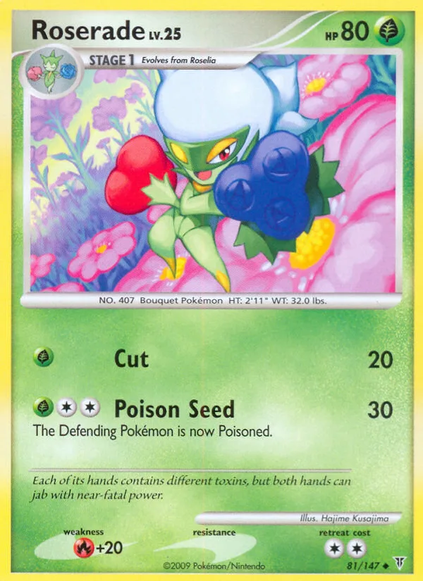 Roserade #81 Supreme Victors Pokemon card