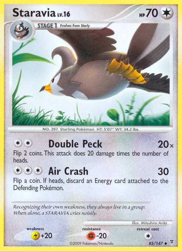 Staravia #85 Supreme Victors Pokemon card