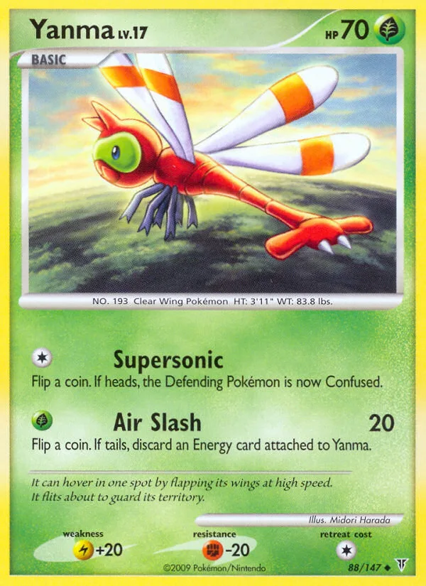 Yanma #88 Supreme Victors Pokemon card