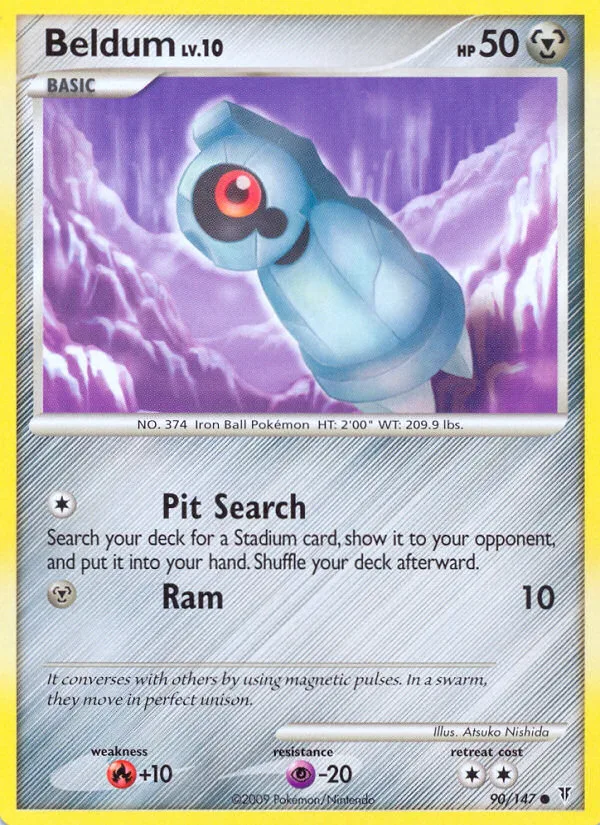 Beldum #90 Supreme Victors Pokemon card