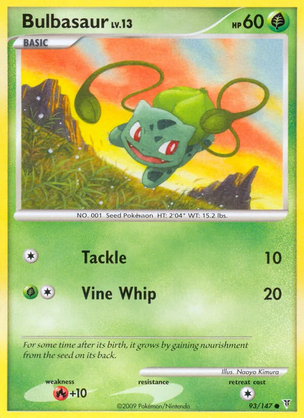 Bulbasaur #93 Supreme Victors Pokemon card