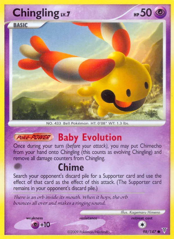 Chingling #98 Supreme Victors Pokemon card