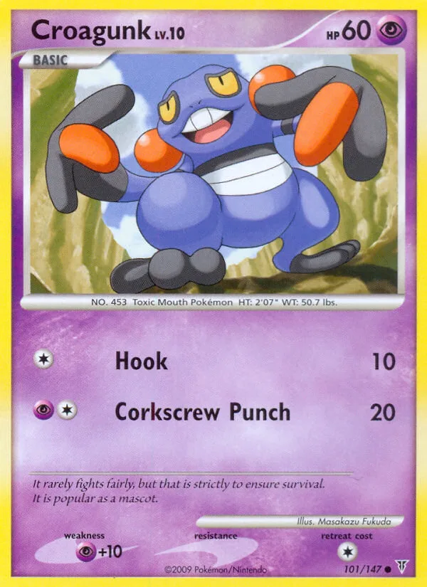 Croagunk #101 Supreme Victors Pokemon card