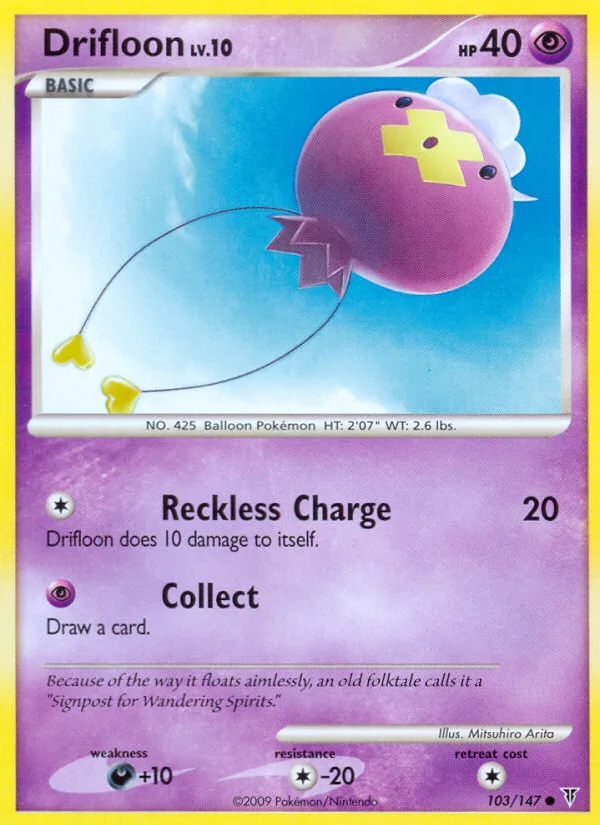 Drifloon #103 Supreme Victors Pokemon card