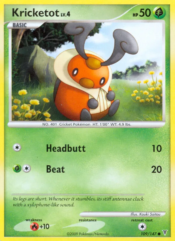 Kricketot #109 Supreme Victors Pokemon card