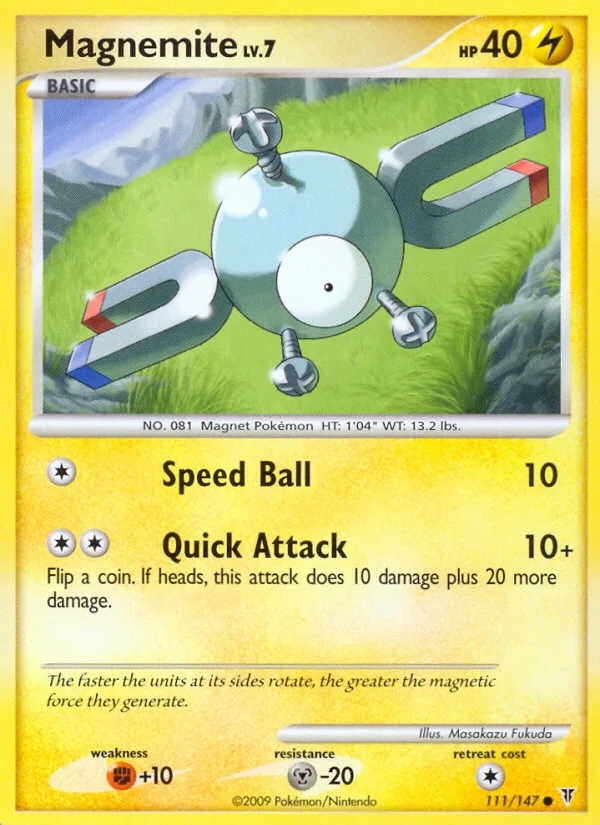 Magnemite #111 Supreme Victors Pokemon card