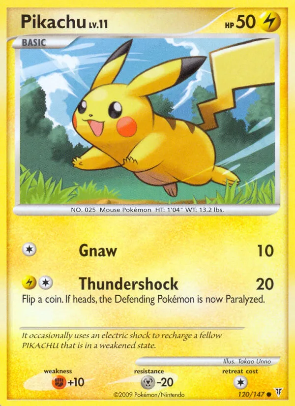 Pikachu #120 Supreme Victors Pokemon card
