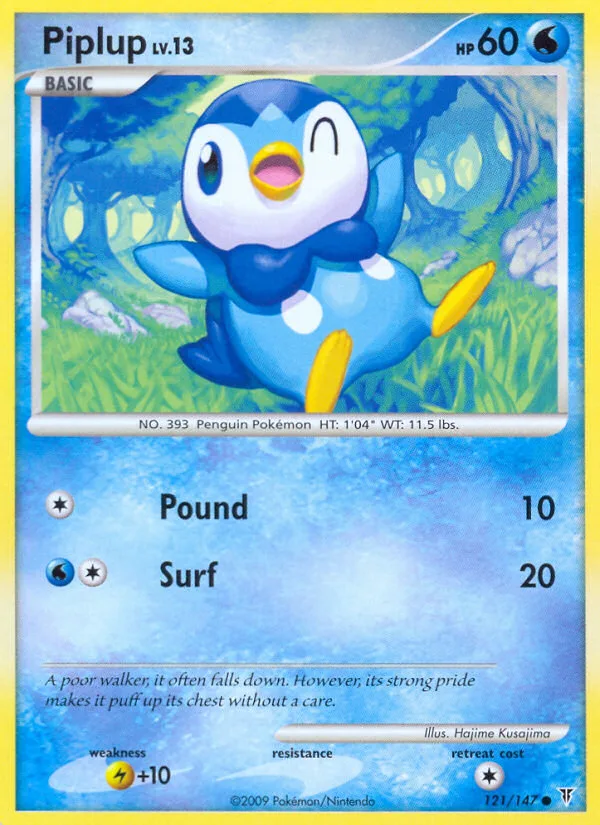 Piplup #121 Supreme Victors Pokemon card