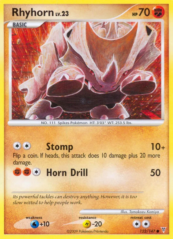 Rhyhorn #122 Supreme Victors Pokemon card