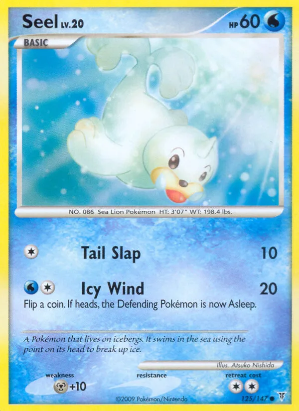 Seel #125 Supreme Victors Pokemon card