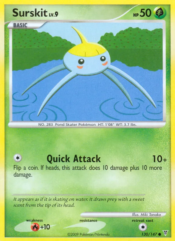 Surskit #130 Supreme Victors Pokemon card