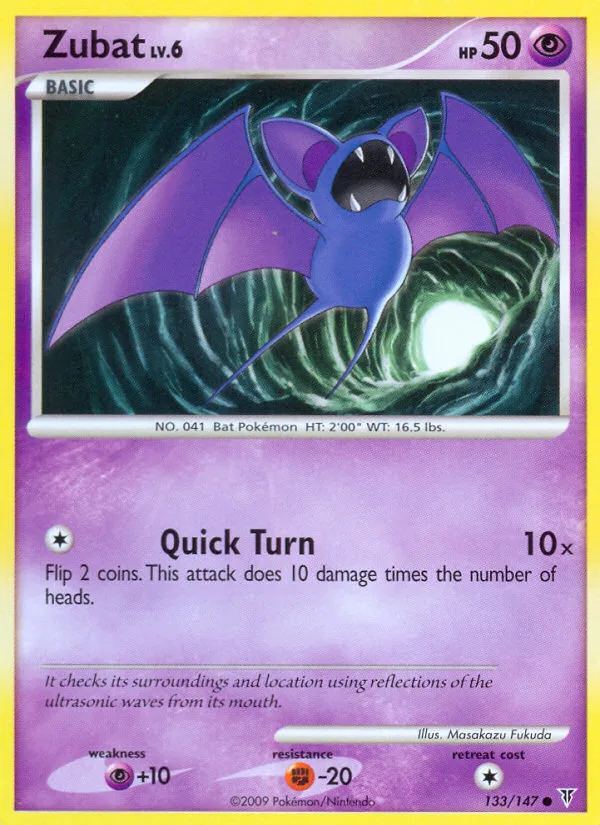 Zubat #133 Supreme Victors Pokemon card