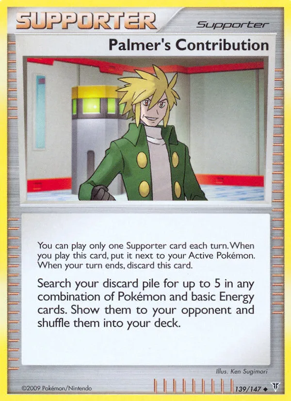 Palmer's Contribution #139 Supreme Victors Pokemon card
