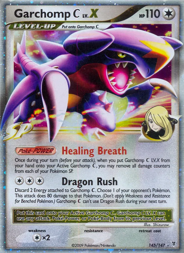 Garchomp C LV.X #145 Supreme Victors Pokemon card