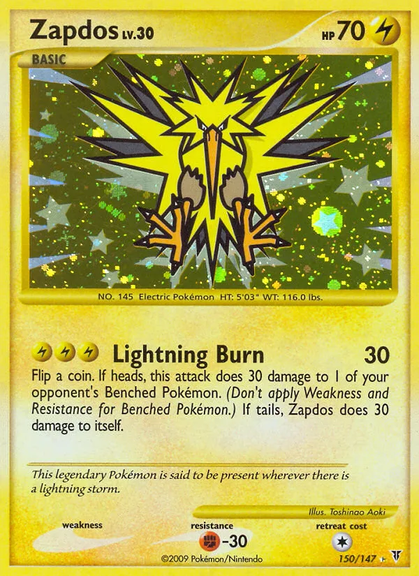 Zapdos #150 Supreme Victors Pokemon card