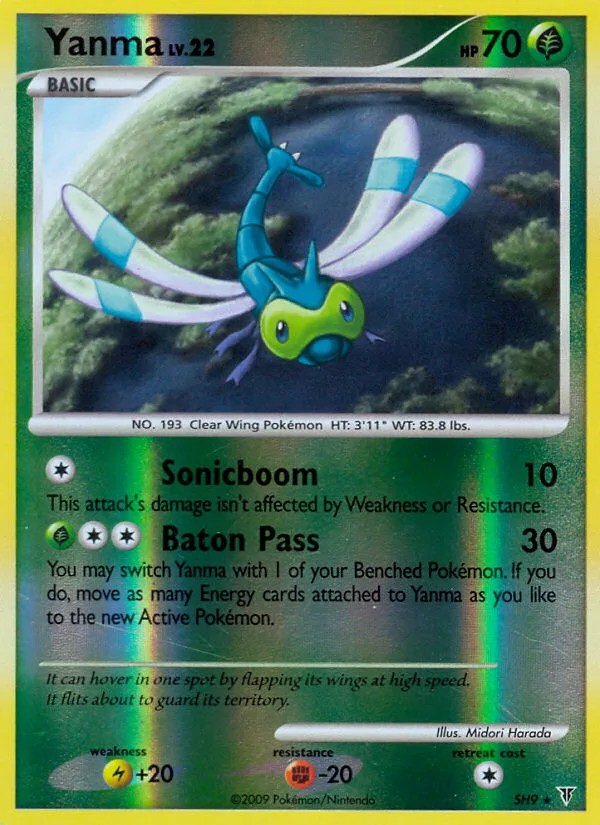 Yanma #SH9 Supreme Victors Pokemon card