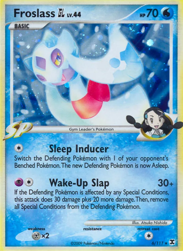 Froslass GL #6 Rising Rivals Pokemon card