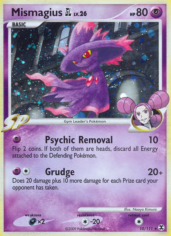 Mismagius GL #10 Rising Rivals Pokemon card