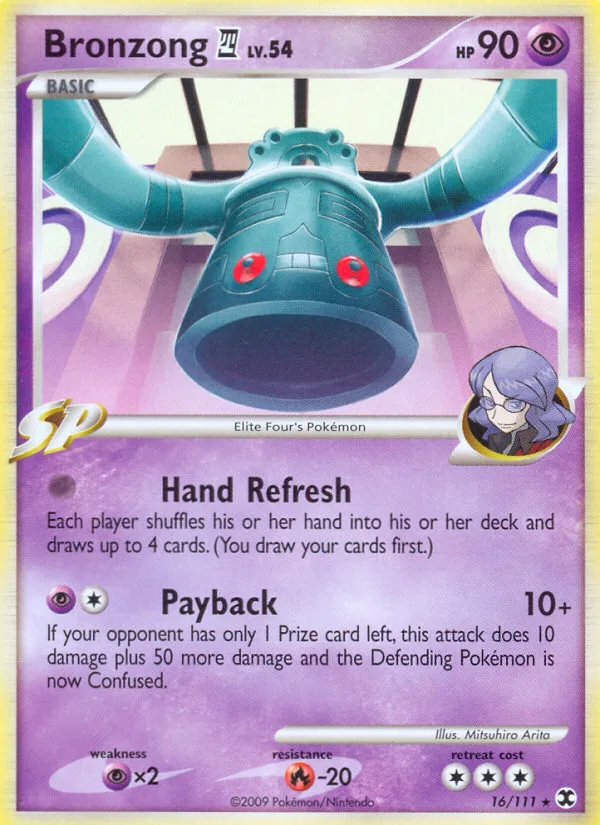Bronzong E4 #16 Rising Rivals Pokemon card