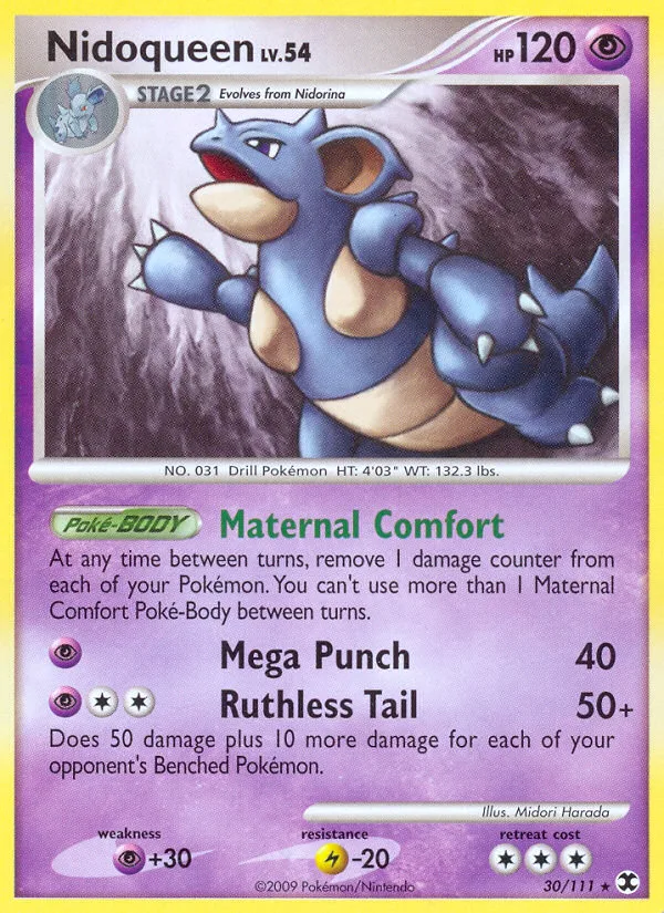 Nidoqueen #30 Rising Rivals Pokemon card