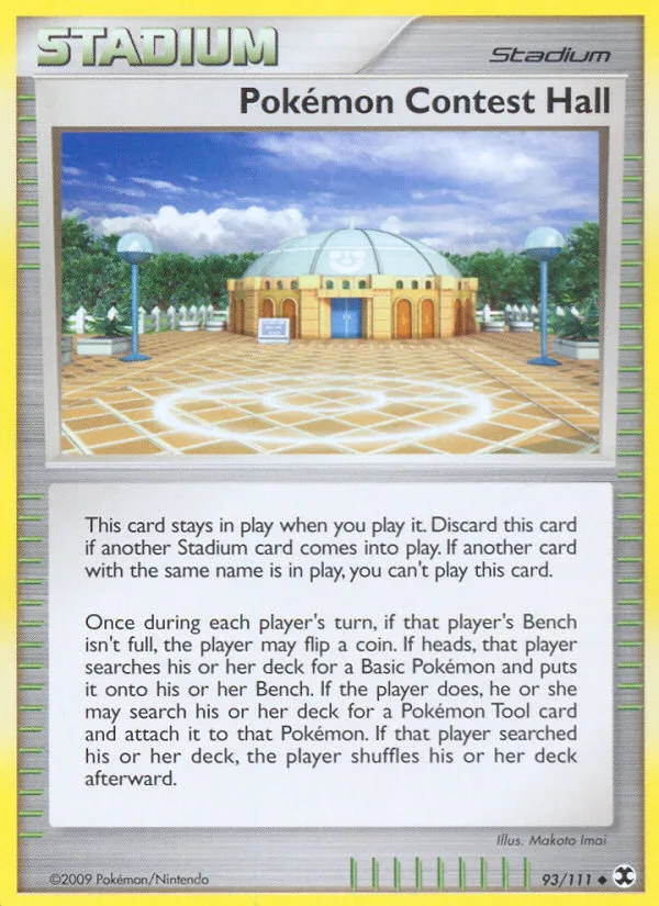 Pokémon Contest Hall #93 Rising Rivals Pokemon card