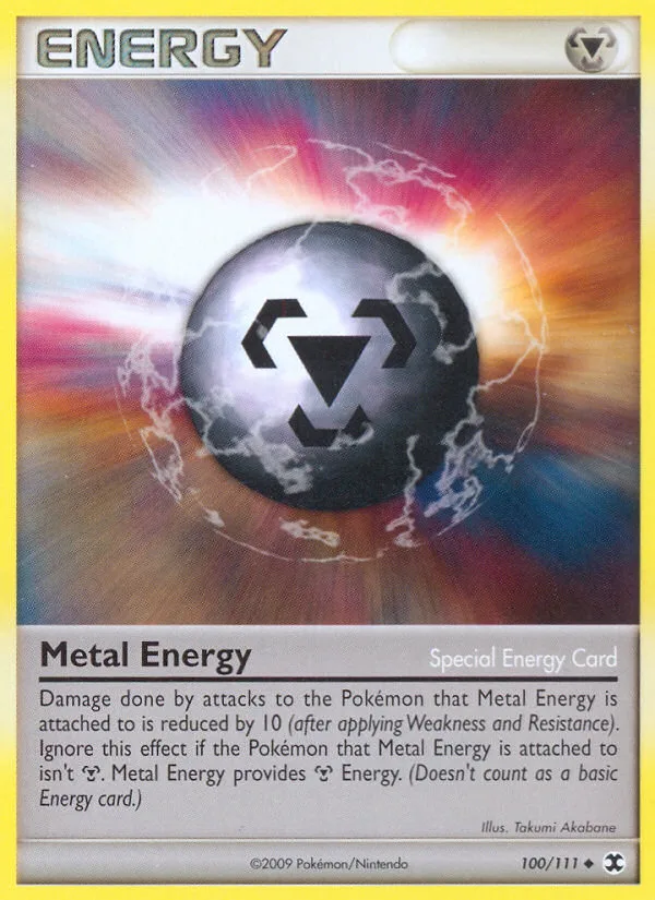 Metal Energy #100 Rising Rivals Pokemon card