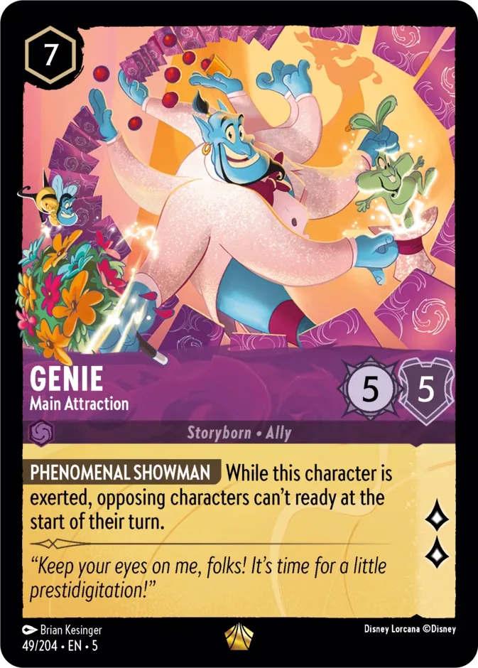 Genie #49 Shimmering Skies Disney Lorcana card