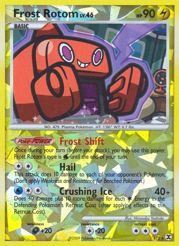 Frost Rotom #RT2 Rising Rivals Pokemon card