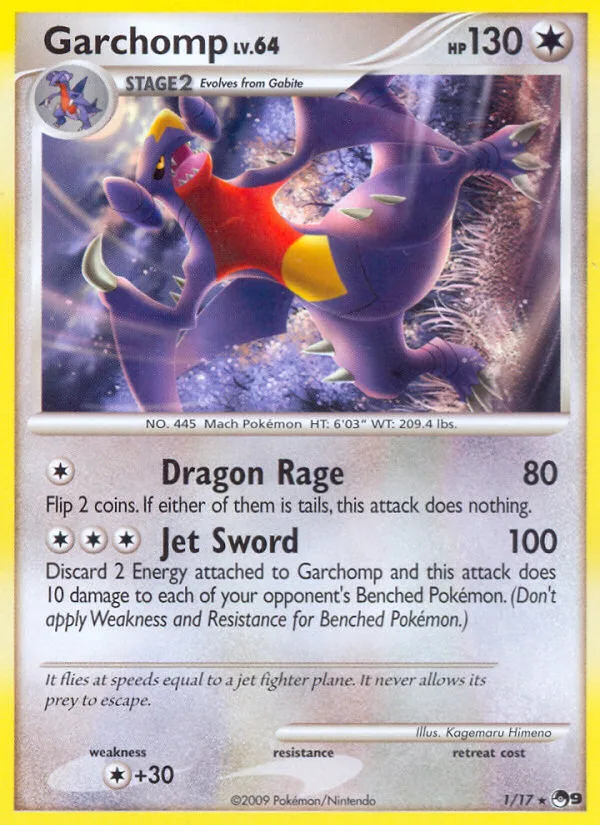 Garchomp #1 POP Series 9 Pokemon card