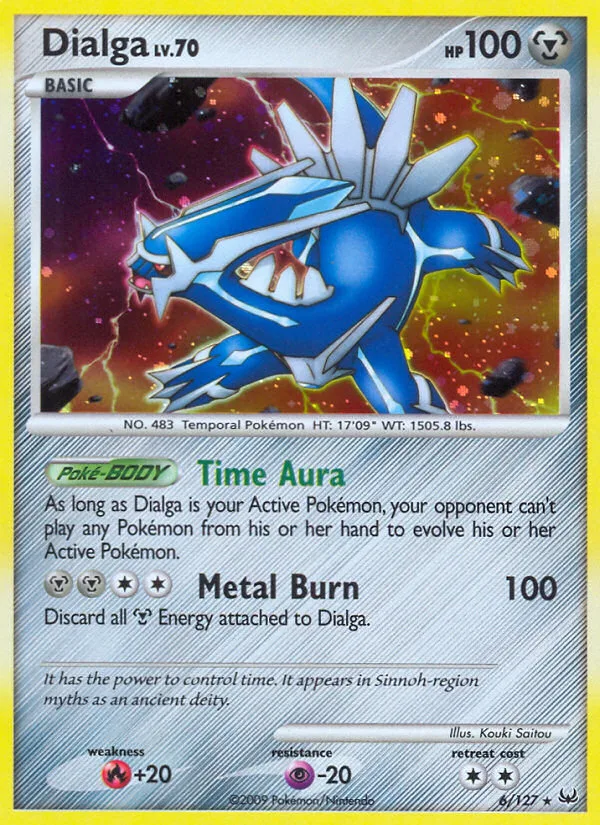Dialga #6 Platinum Pokemon card