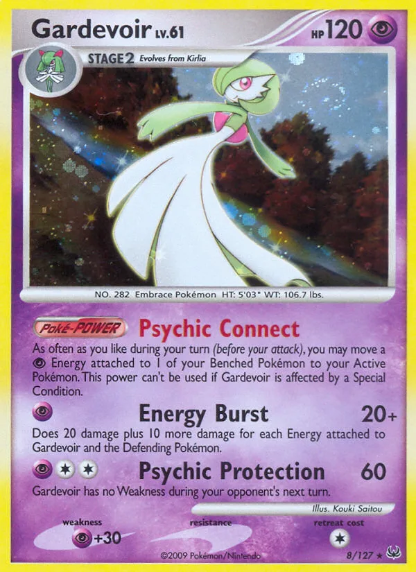 Gardevoir #8 Platinum Pokemon card