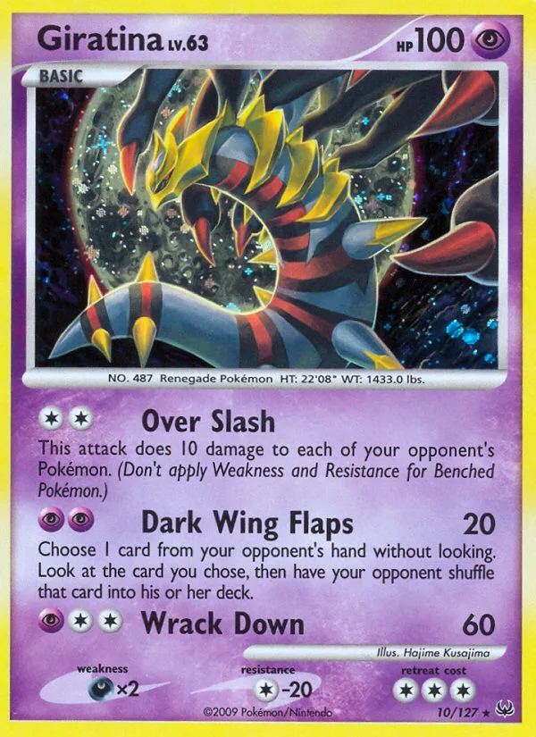 Giratina #10 Platinum Pokemon card