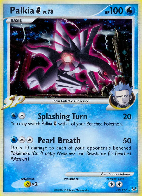 Palkia G #12 Platinum Pokemon card