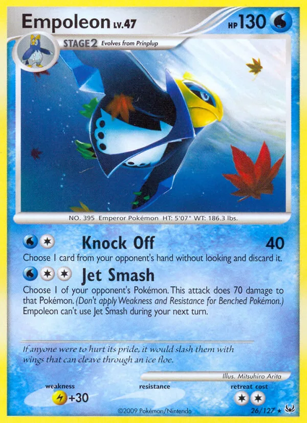 Empoleon #26 Platinum Pokemon card