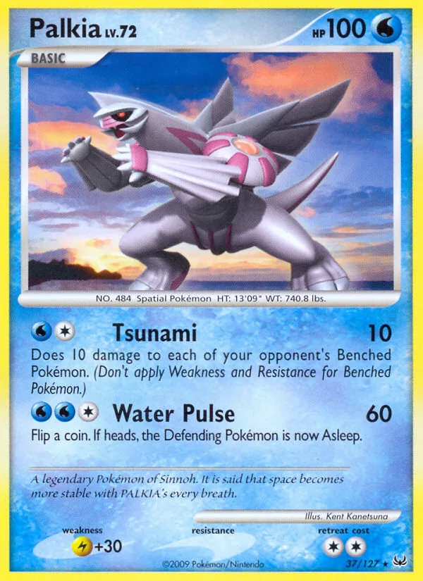 Palkia #37 Platinum Pokemon card