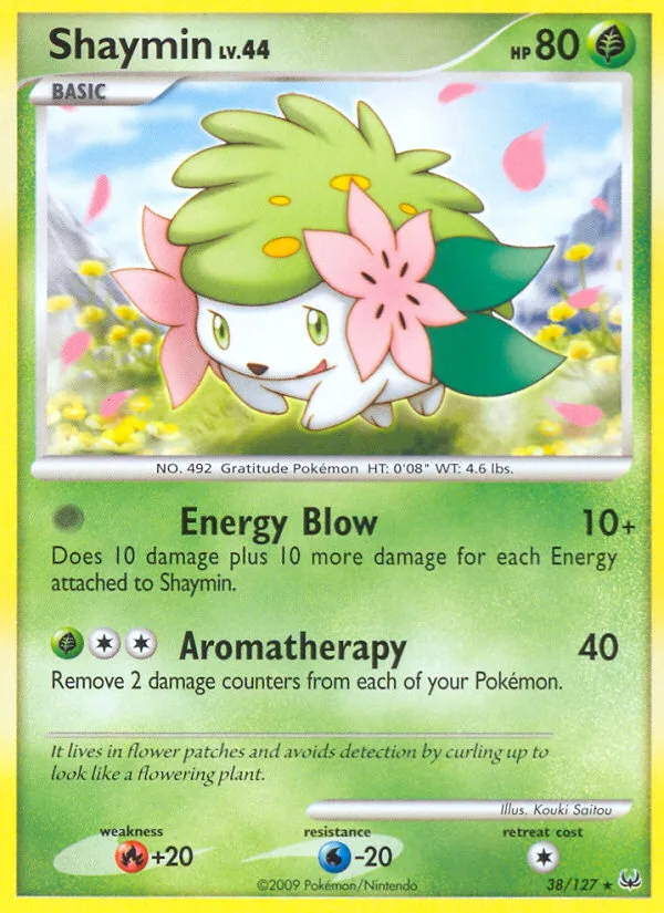 Shaymin #38 Platinum Pokemon card