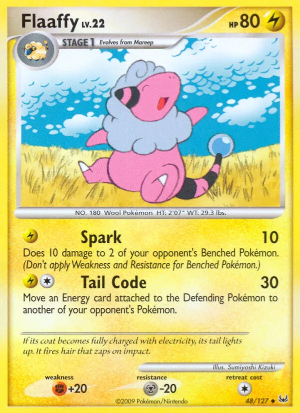 Flaaffy #48 Platinum Pokemon card