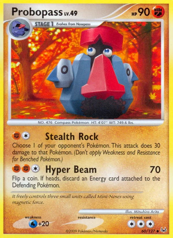 Probopass #60 Platinum Pokemon card