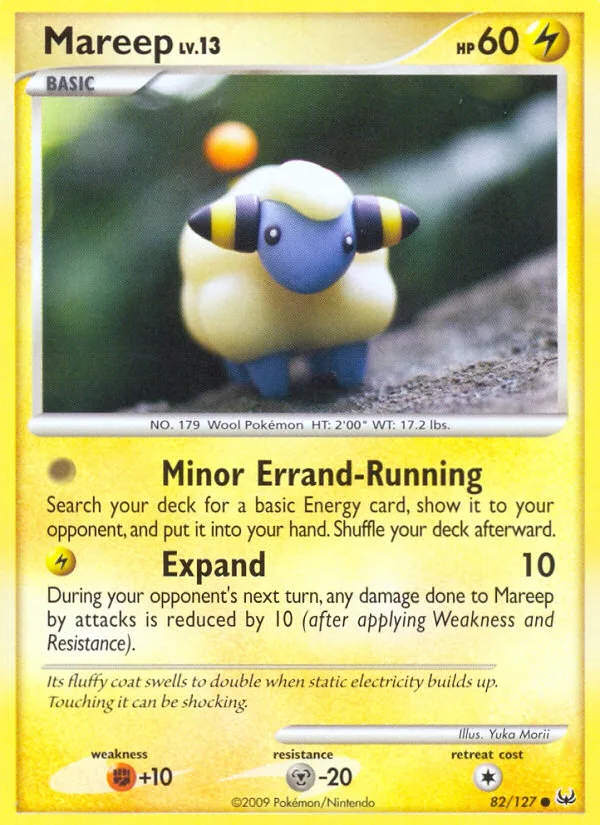 Mareep #82 Platinum Pokemon card