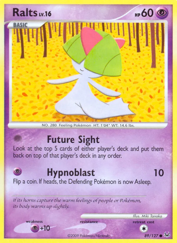 Ralts #89 Platinum Pokemon card