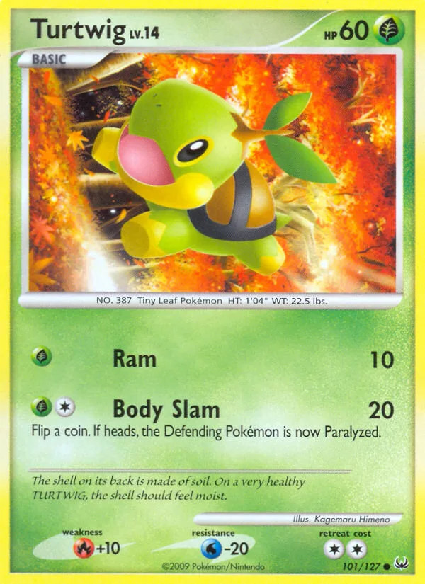 Turtwig #101 Platinum Pokemon card