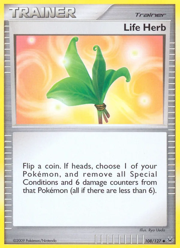 Life Herb #108 Platinum Pokemon card