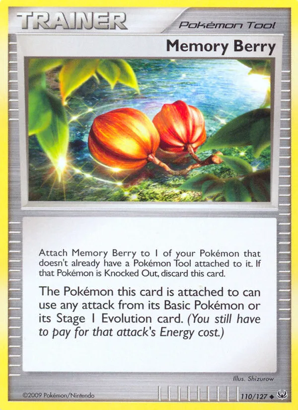 Memory Berry #110 Platinum Pokemon card