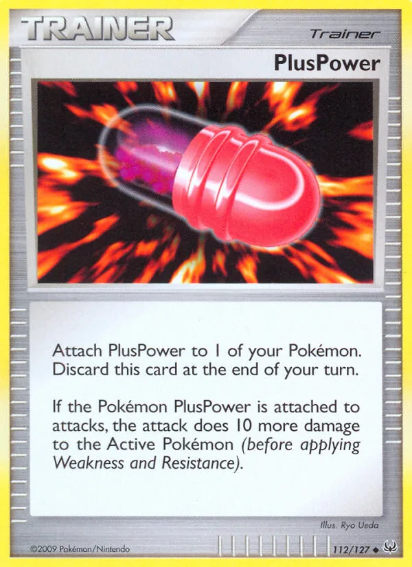 PlusPower #112 Platinum Pokemon card