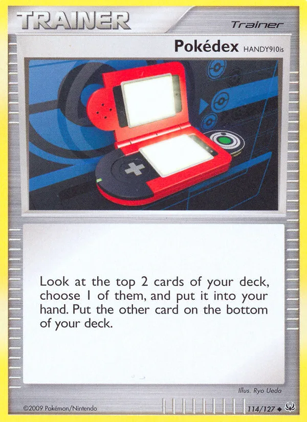 Pokédex HANDY910is #114 Platinum Pokemon card